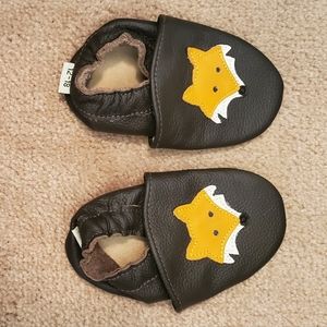 NEW - Toddler Leather Slippers